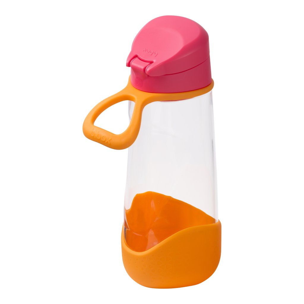 b.box Tritan Sportflasche 600 ml - rosa/orange