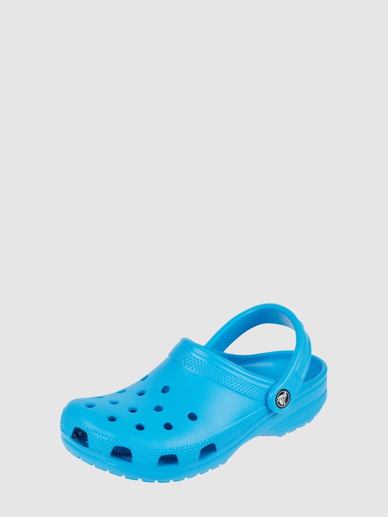 Clogs mit Luftlöchern in ozean blau