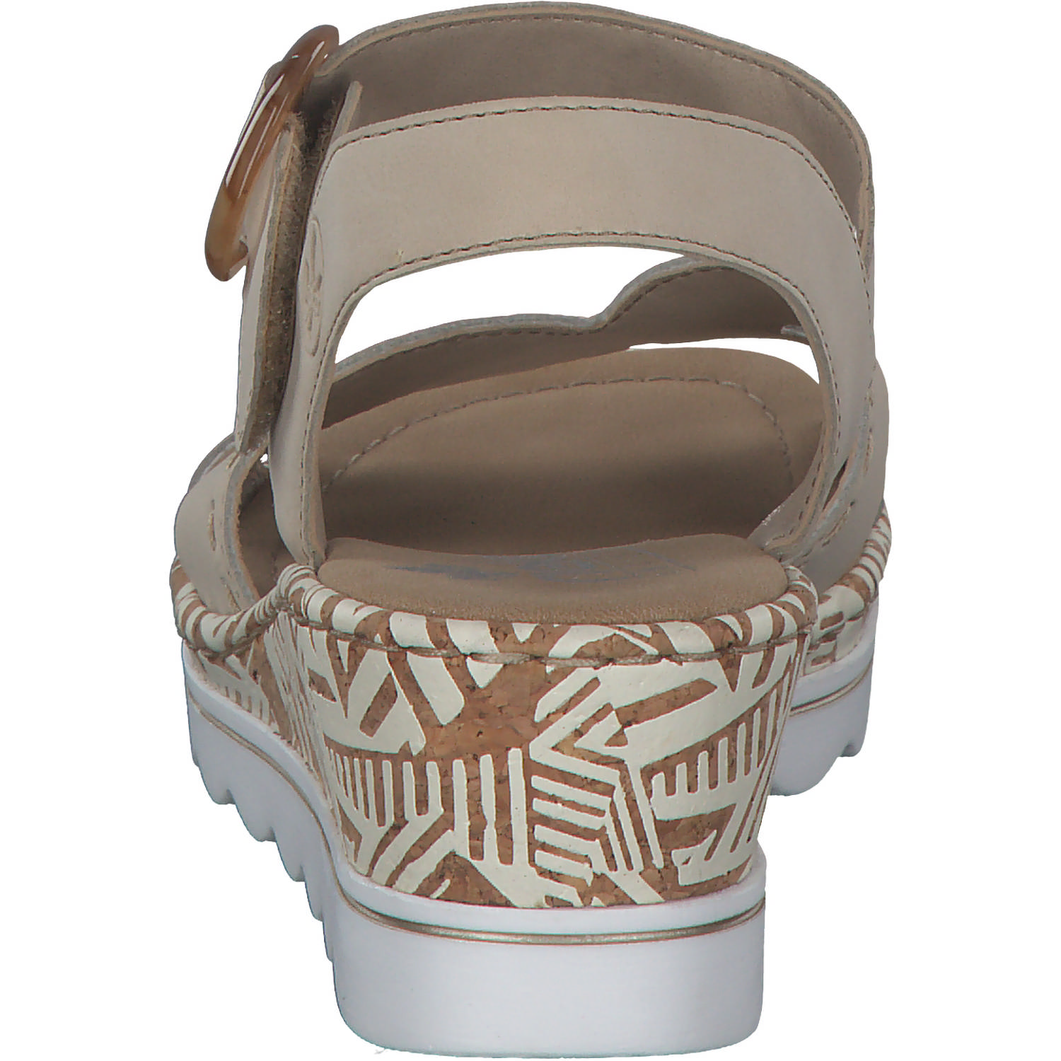 Rieker 67173, Plateau-Sandaletten, Damen, perle