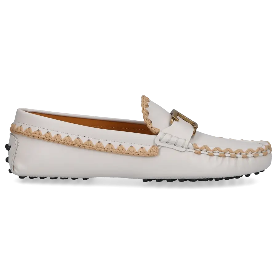 Tod's - Mokassins GOMMINO Kalbsleder - weiß