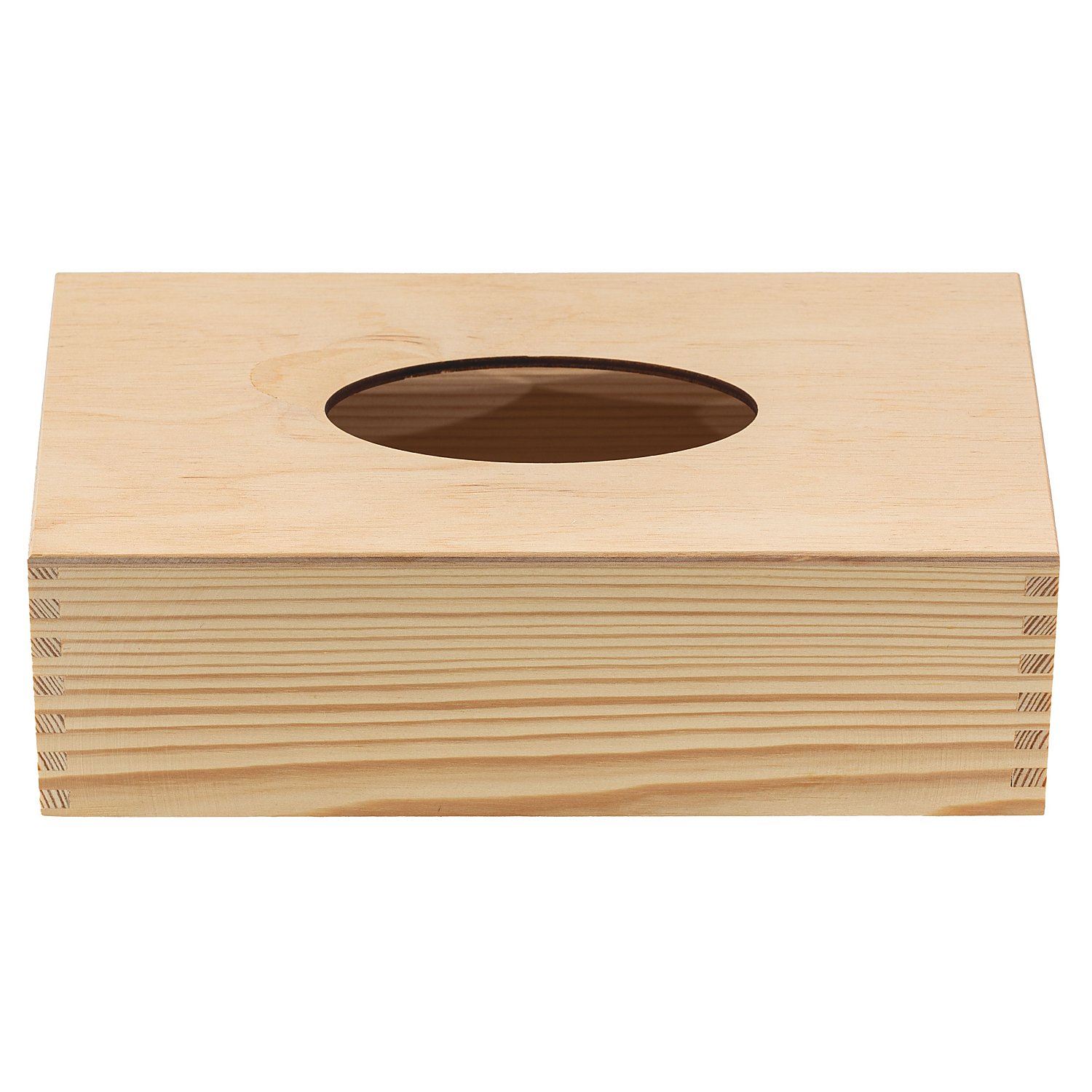 Kosmetiktuchbox aus Holz, 25 x 13 x 9 cm