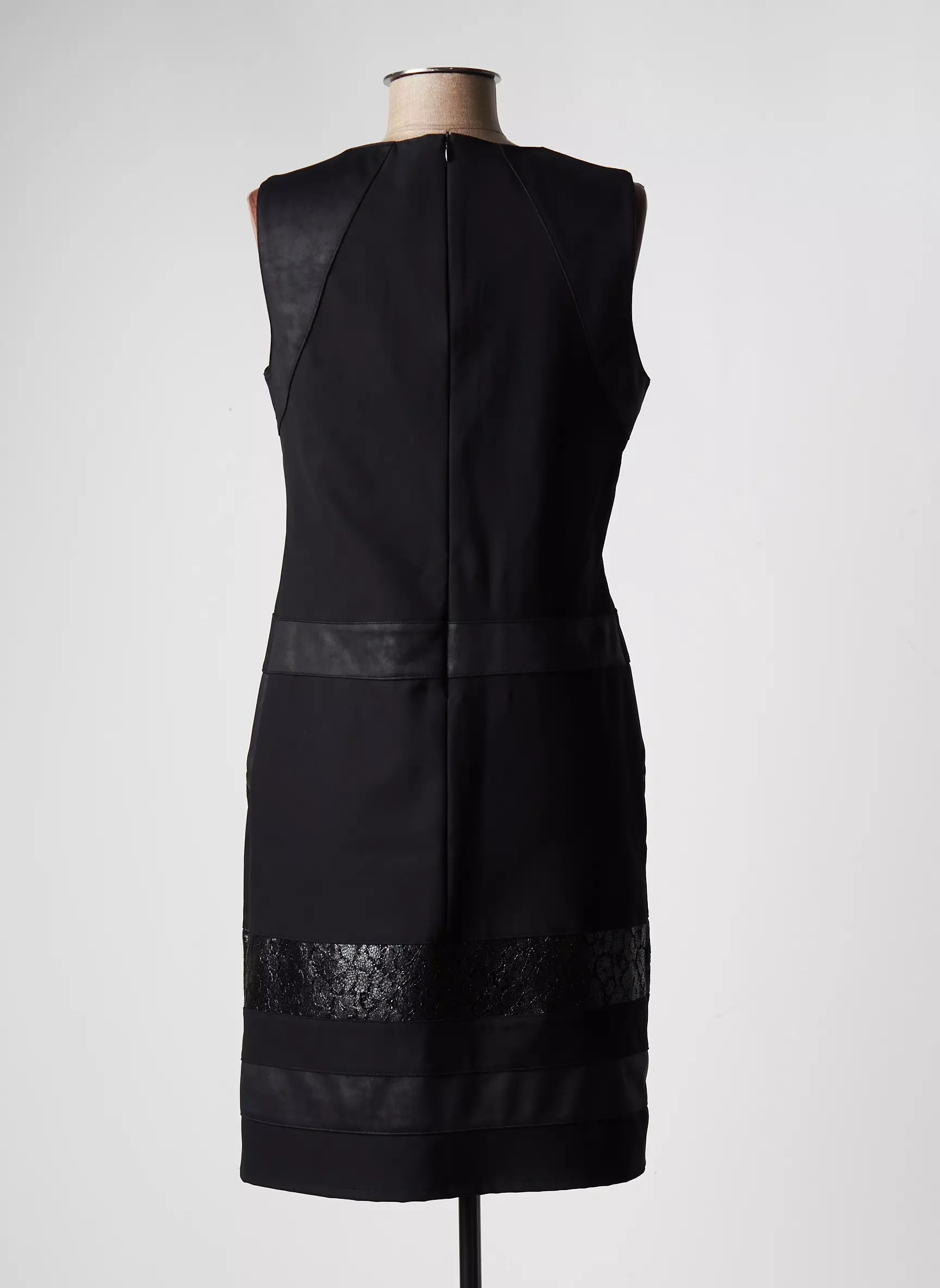 Felino Robes Mi Longues Femme couleur noir