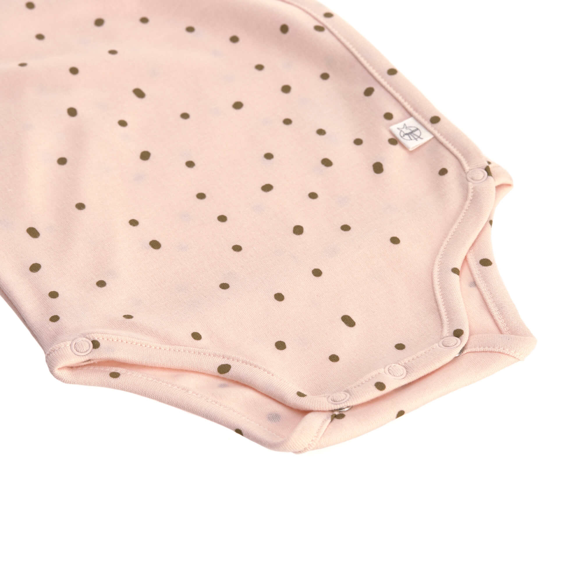 Baby Wickelbody langarm - Bio Baumwolle, Rosa