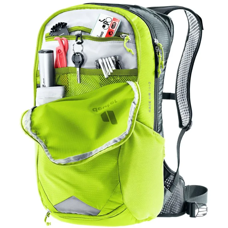 Deuter Race Air 14+3 - citrus-graphite