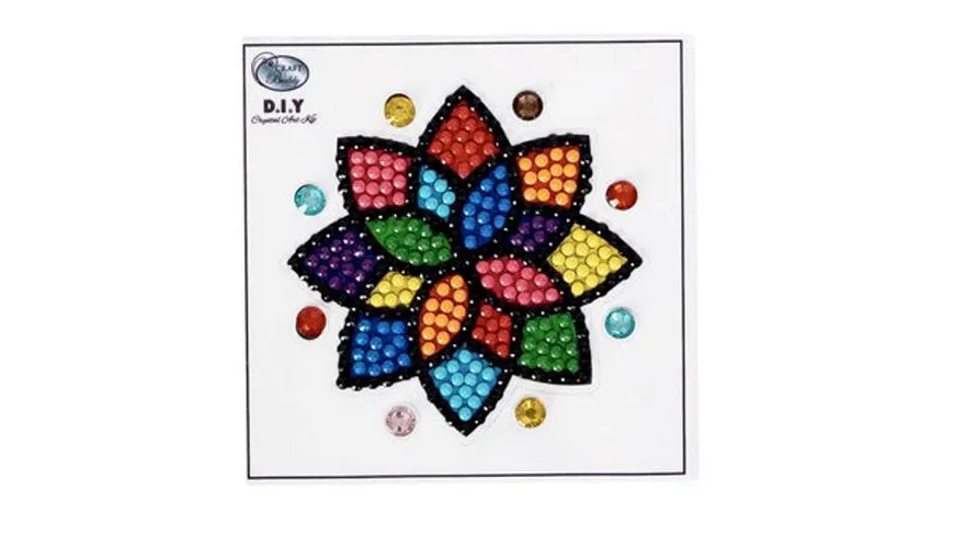 Craft Buddy - Crystal Art Diamond Painting Motiv Sticker-Bastelset Set Mandala