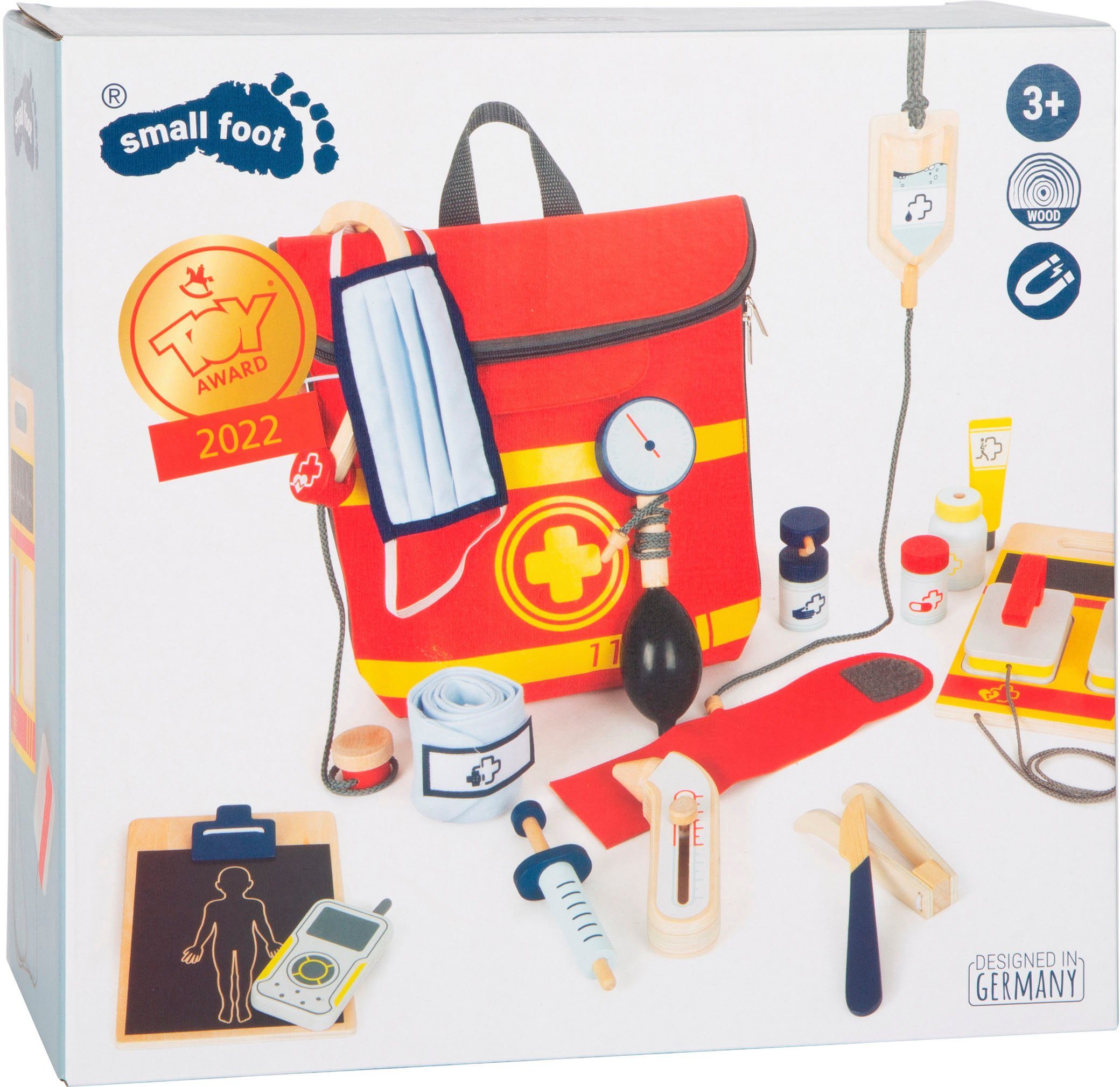 Small Foot Spielzeug-Arztkoffer Notarztrucksack