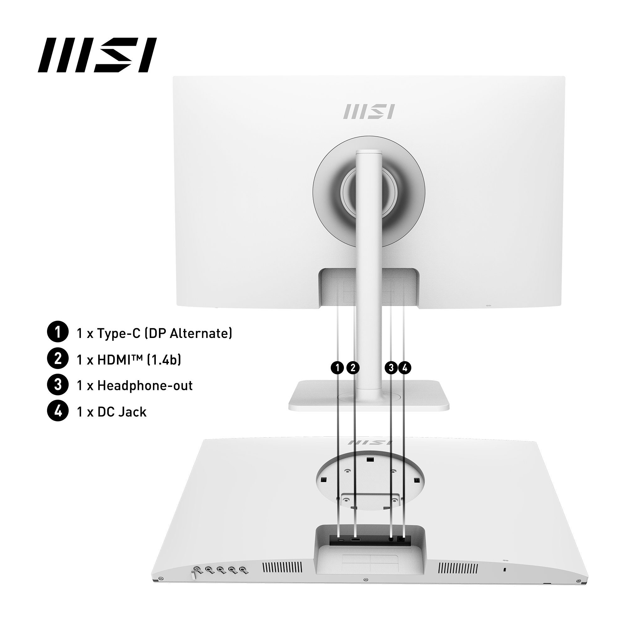 MSI Modern MD2712PW LED-Monitor (69 cm/27 