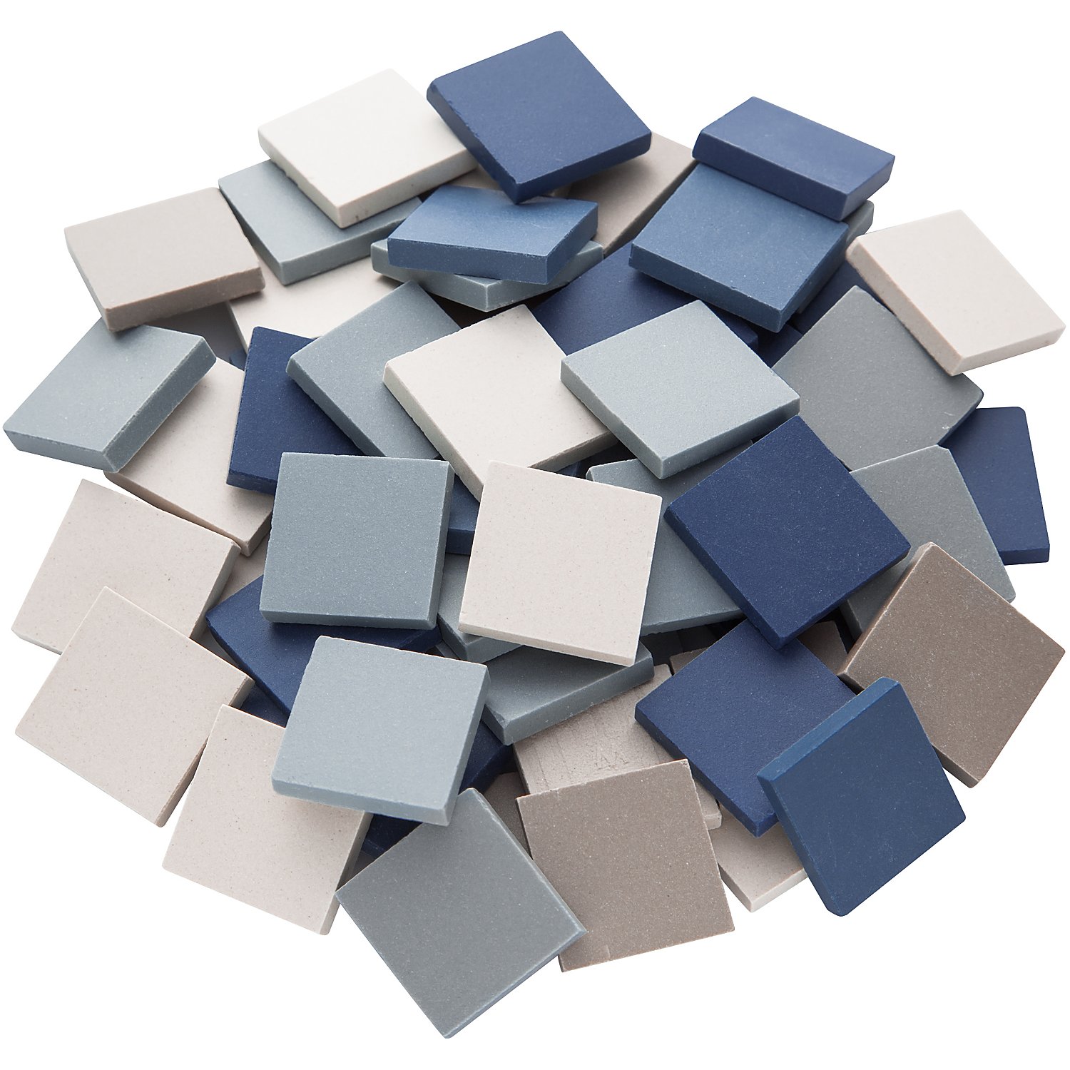 Ceraton-Mosaik blau-mix, 20 x 20 mm, 280 g