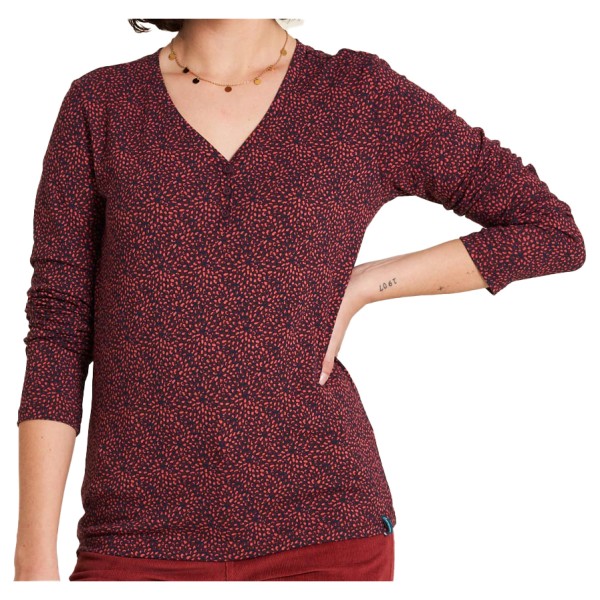 Tranquillo - Women's Jersey-Shirt mit V-Ausschnitt - Longsleeve