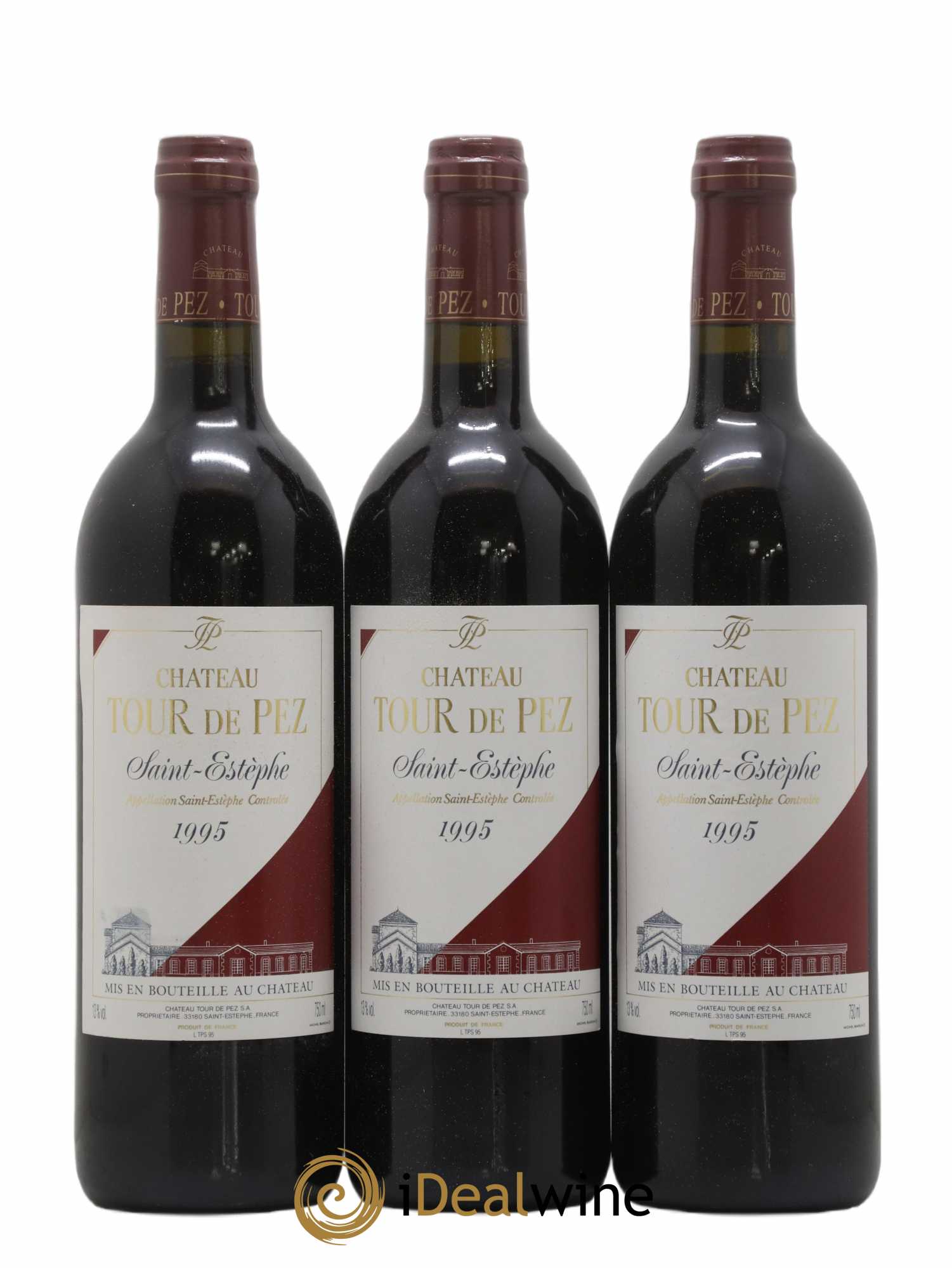 Château Tour de Pez Cru Bourgeois  1995 - Lot de 12 Bouteilles