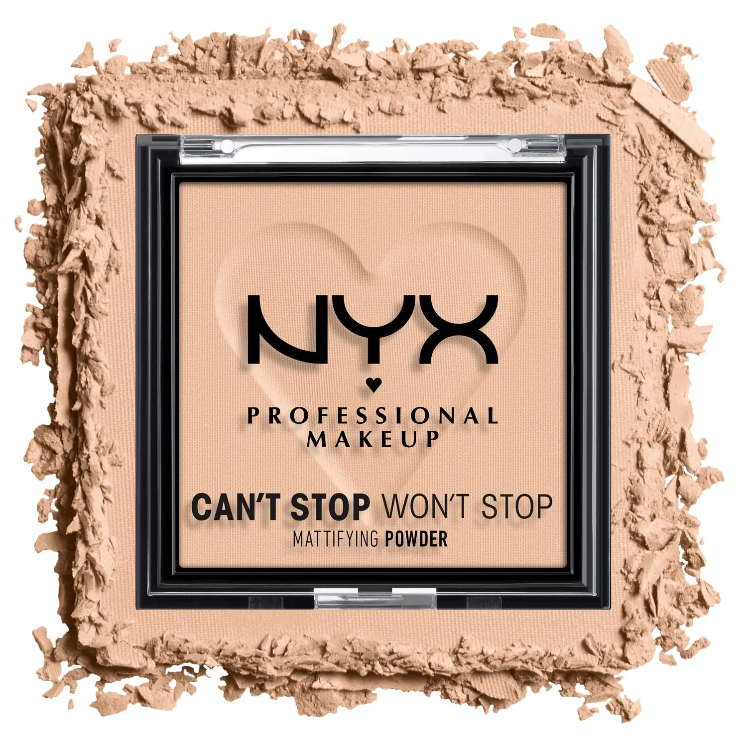 Pudră matifiantă Face Can't Stop Won't Stop - Pudră compactă