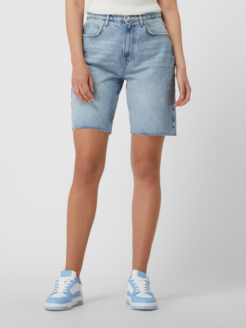 Jeansshorts aus Baumwolle in jeans