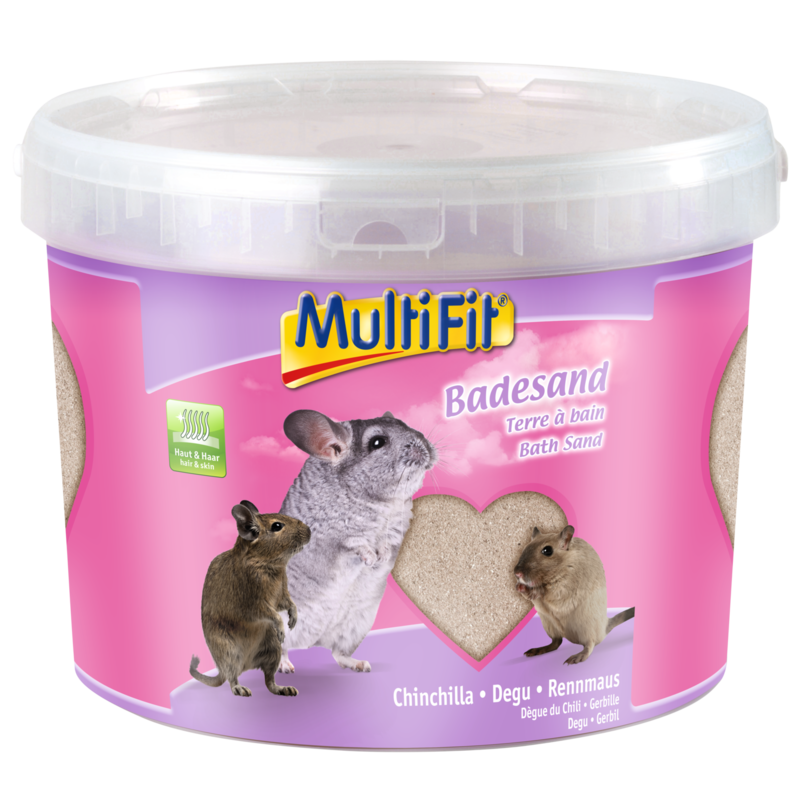 MultiFit Badesand & Badehäuser MultiFit Badesand für Chinchilla 5 kg