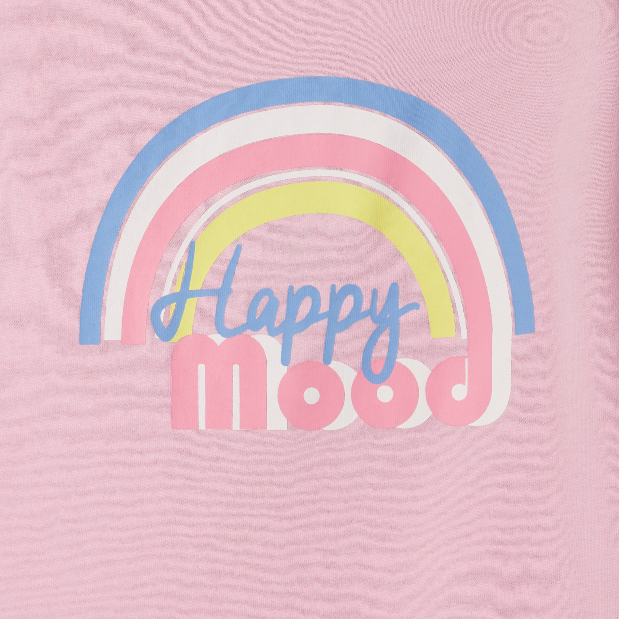 T-shirt à manches courtes rose pastel fille | La Halle