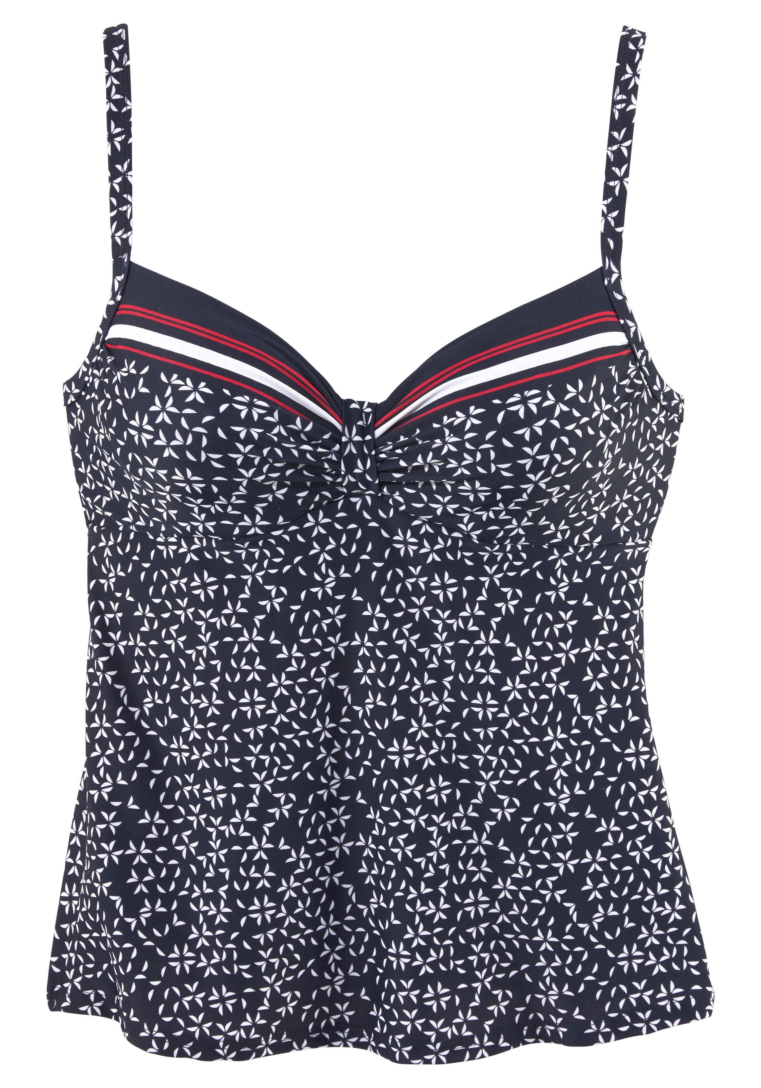LASCANA Bügel-Tankini-Top Minimal, in bauchbedeckender Form
