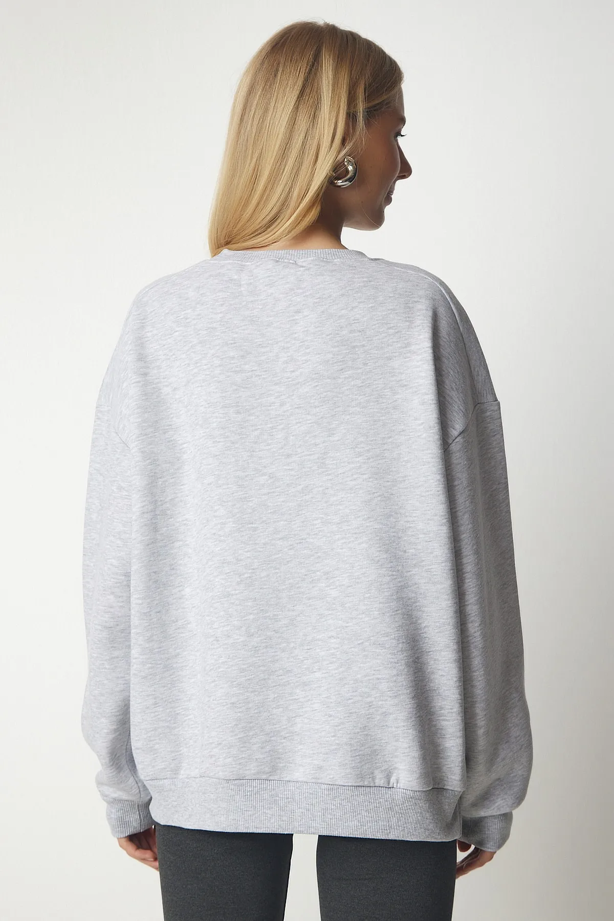 Happiness İstanbul  Sweatshirt - Grau - Regular Fit