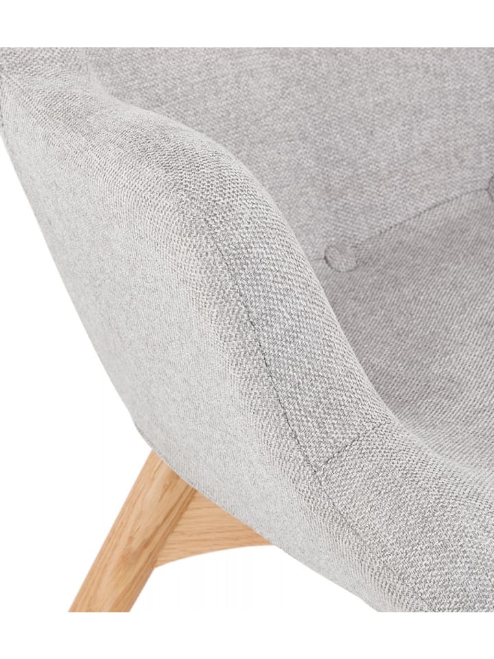 KADIMA DESIGN Lounge Stuhl Textil Flügel Sessel | Vintage Modern Stil günstig kaufen onesize