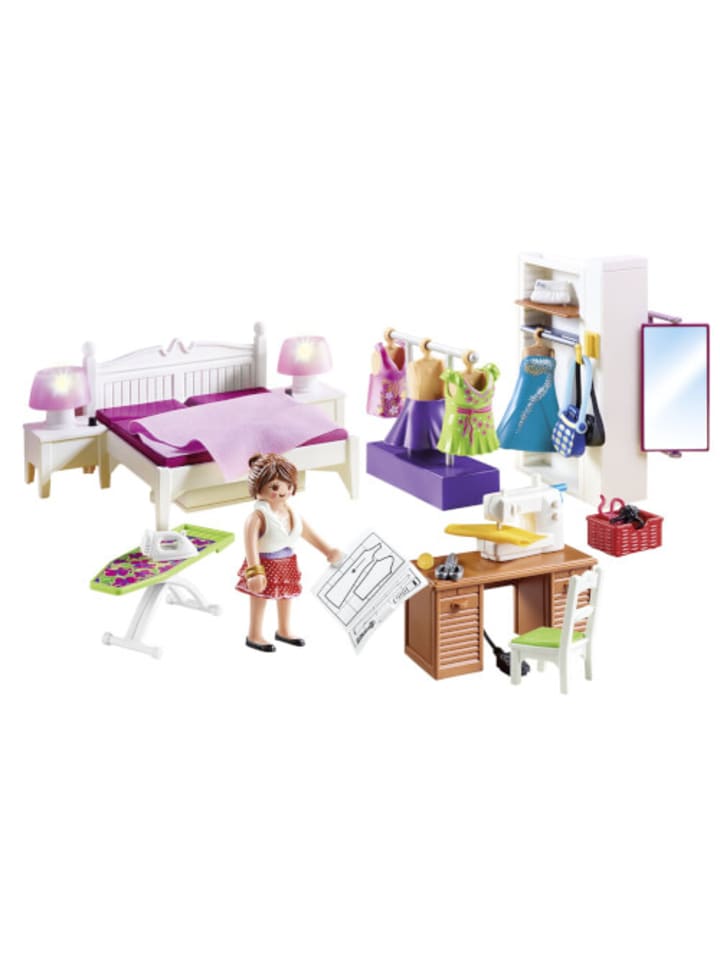 Playmobil Spielfigur Set Puppenhaus Schlafzimmer mit Nähecke, ab 4 Jahre günstig kaufen onesize