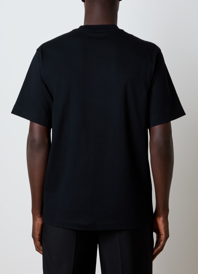 Burberry T-krekls ar pūkaina logotipa apdruku