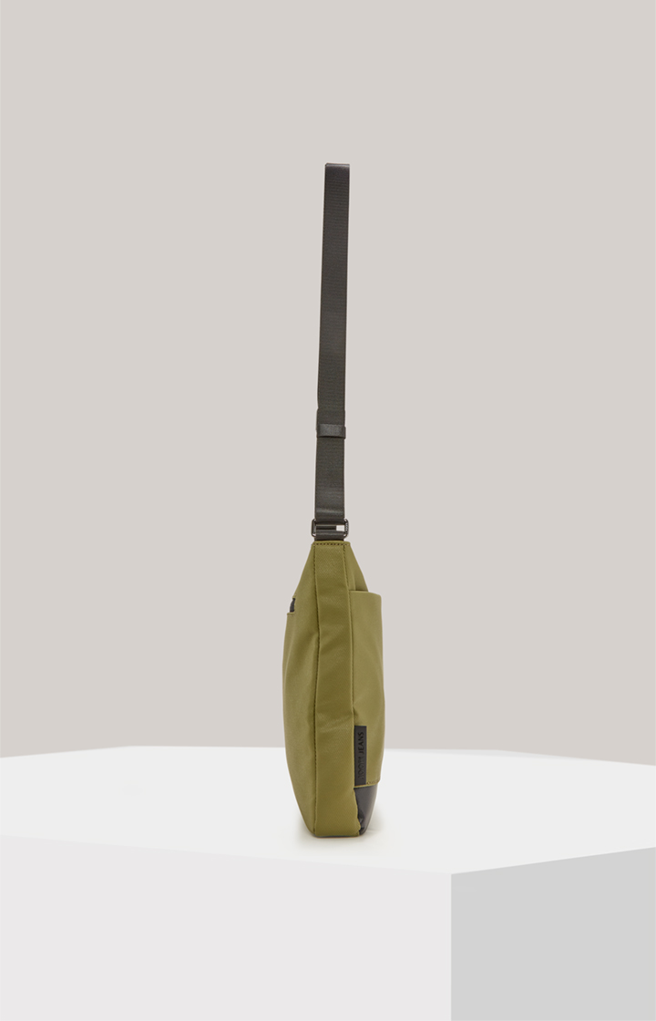 Schultertasche Marcena Milian in Grün/Schwarz