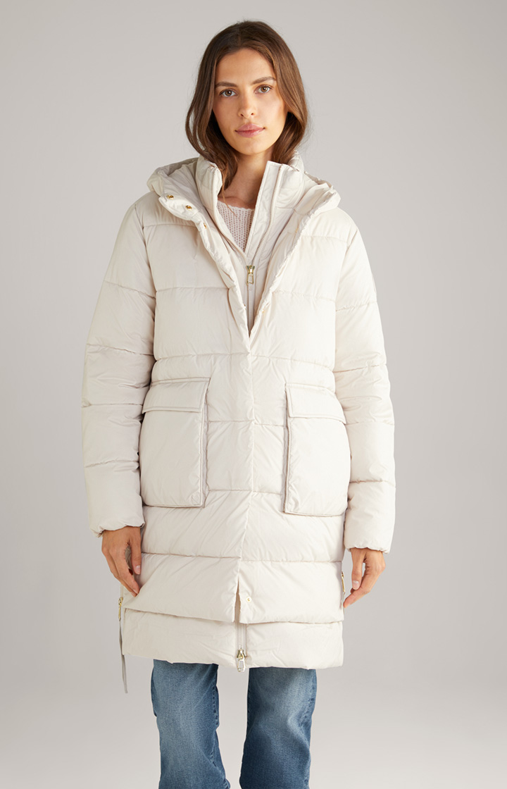 Steppmantel in Offwhite