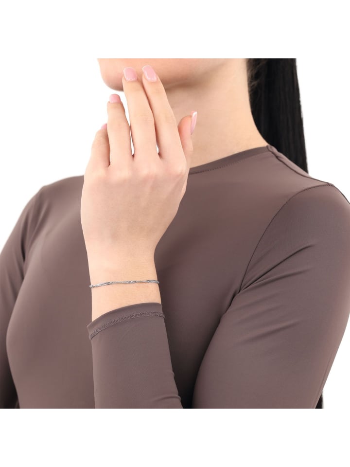 Amor Armband Silber 925, rhodiniert in Silber günstig kaufen 19 cm