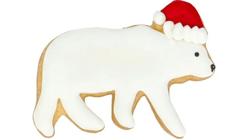 RBV BIRKMANN Ausstechform Weihnachts-Eisbär 9cm