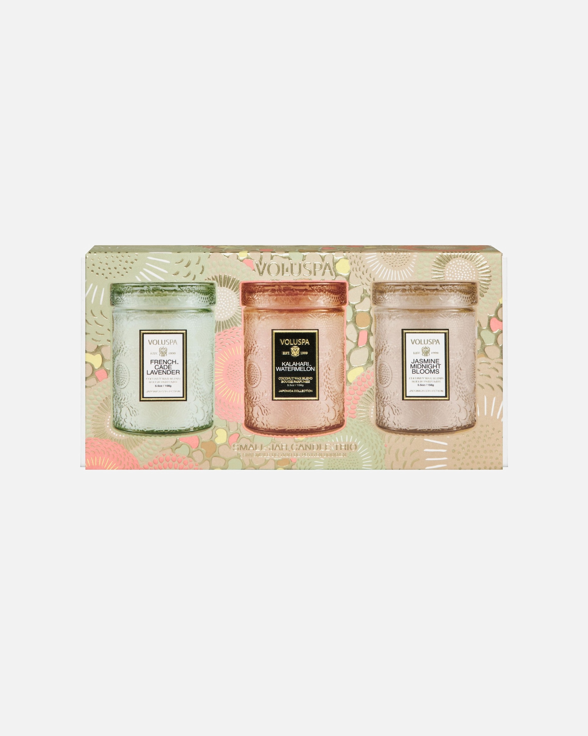 Zestaw VOLUSPA Japonica Spring Home Refresh Small Jar Trio