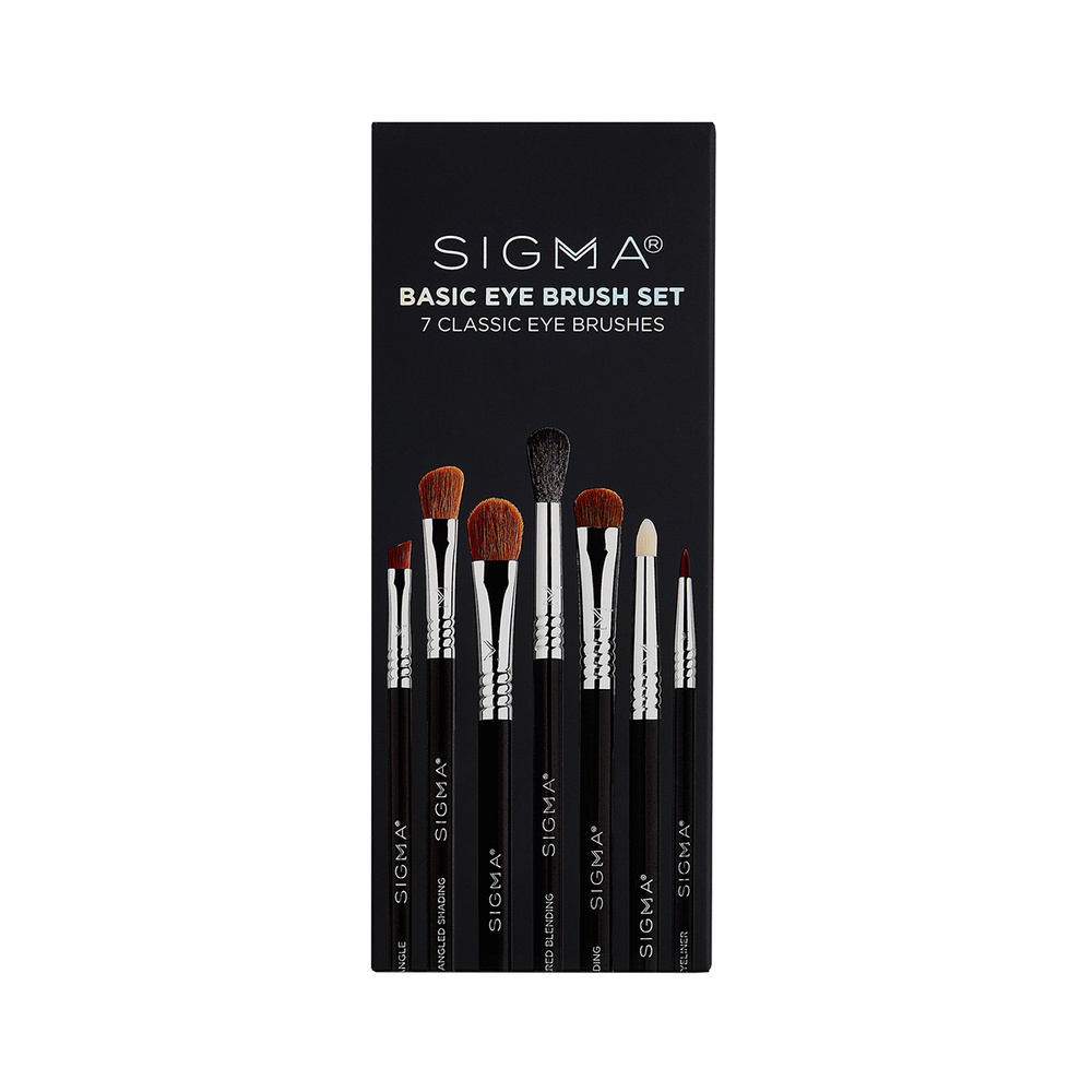 Sigma beauty ensemble basique de pinceau pour les yeux ensemble de pinceaux