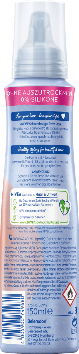 Schaumfestiger Locken Schwung & Pflege, 150 ml