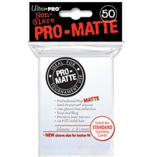 Pro-Matte Sleeves White (50 Hüllen) [66x91mm]