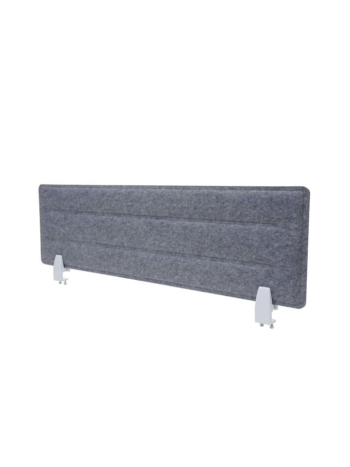 MCW Tischtrennwand G76, 100x30cm grau günstig kaufen onesize