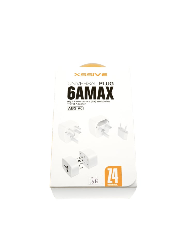 COFI 1453 Reiseadapter Universal 160 Länder Stecker Netzadapter Steckdose 6A Max in Weiß günstig kaufen onesize