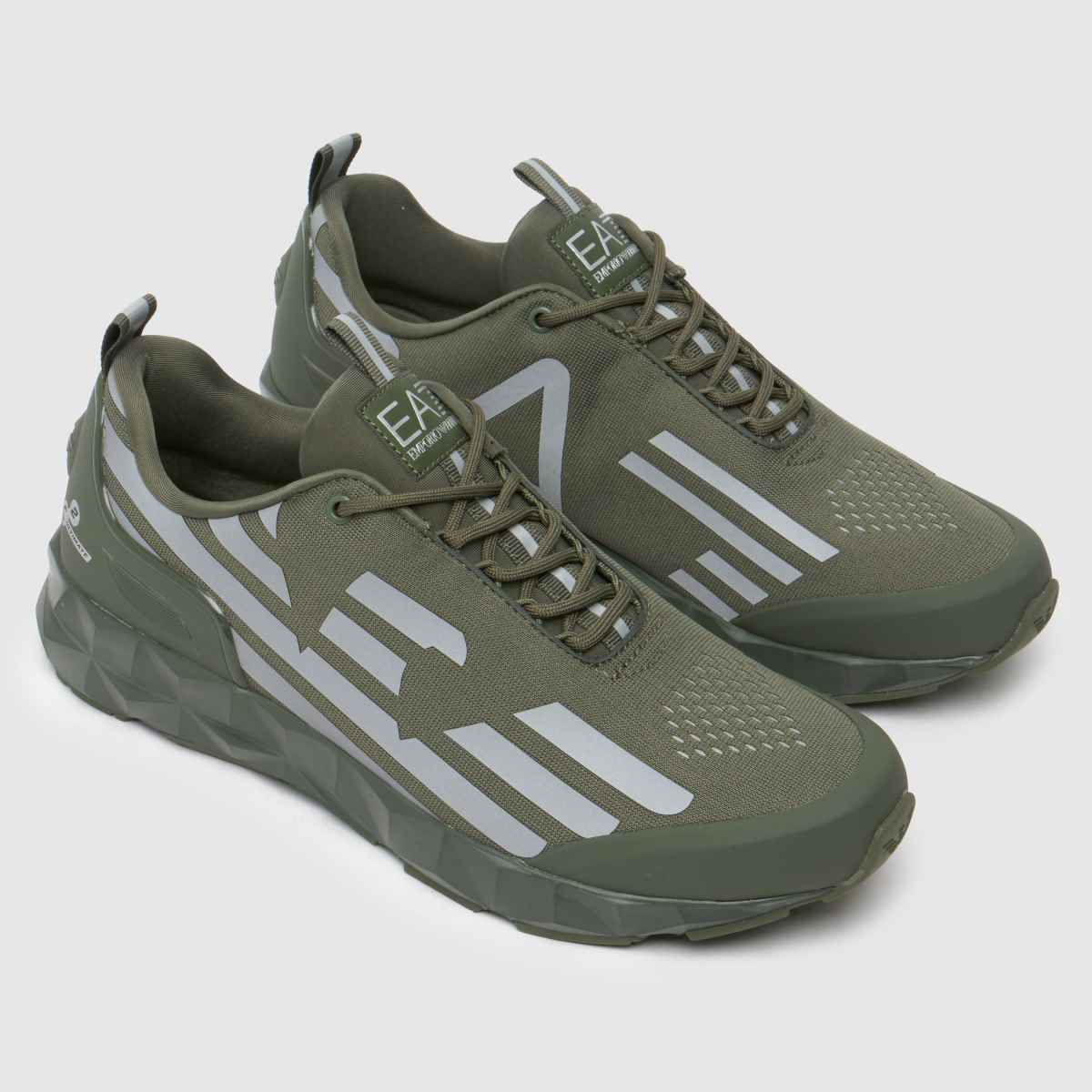 Tenisky EA7 Emporio Armani Kombat v khaki barvě
