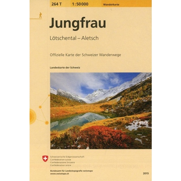 Swisstopo 1 : 50 000 Jungfrau - Wanderkarte