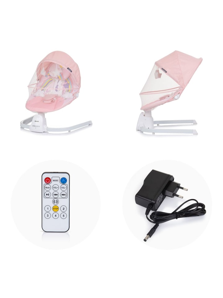 Chipolino Babywippe Oasis Fernbedienung in rosa günstig kaufen onesize