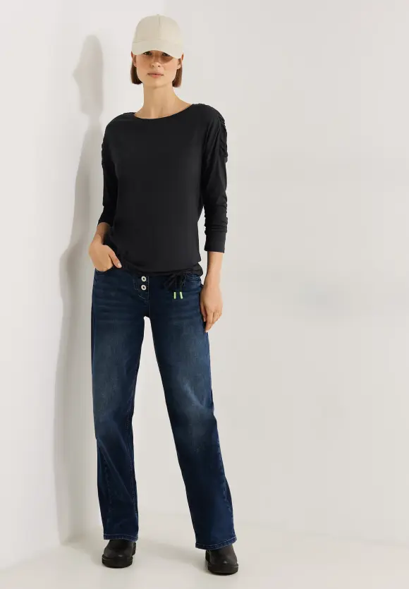 CECIL Shirt mit Smock Details