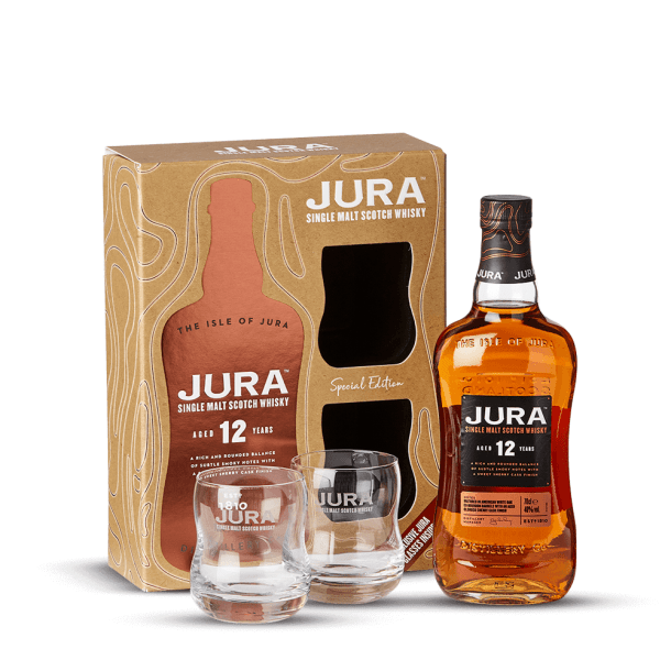 Coffret Jura 12 ans + 2 verres