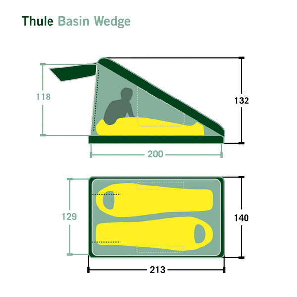 BASIN WEDGE - Dachzelt