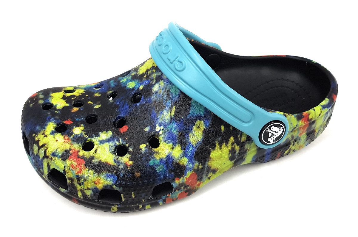 Crocs Tie Dy Clog K 206995 Mehrfarbig 4 SW Multi