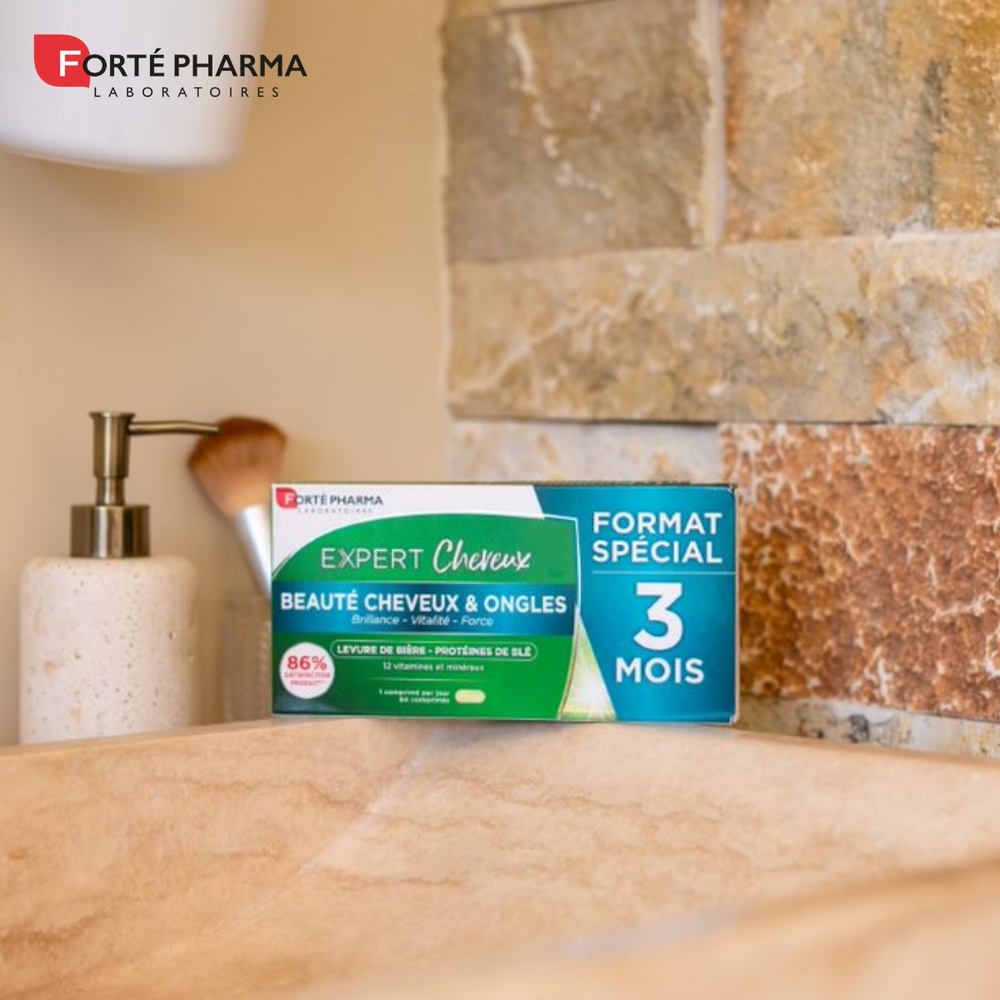 FORTE PHARMA Expert Cheveux 3en1 3mois Complément Alimentaire Cheveux