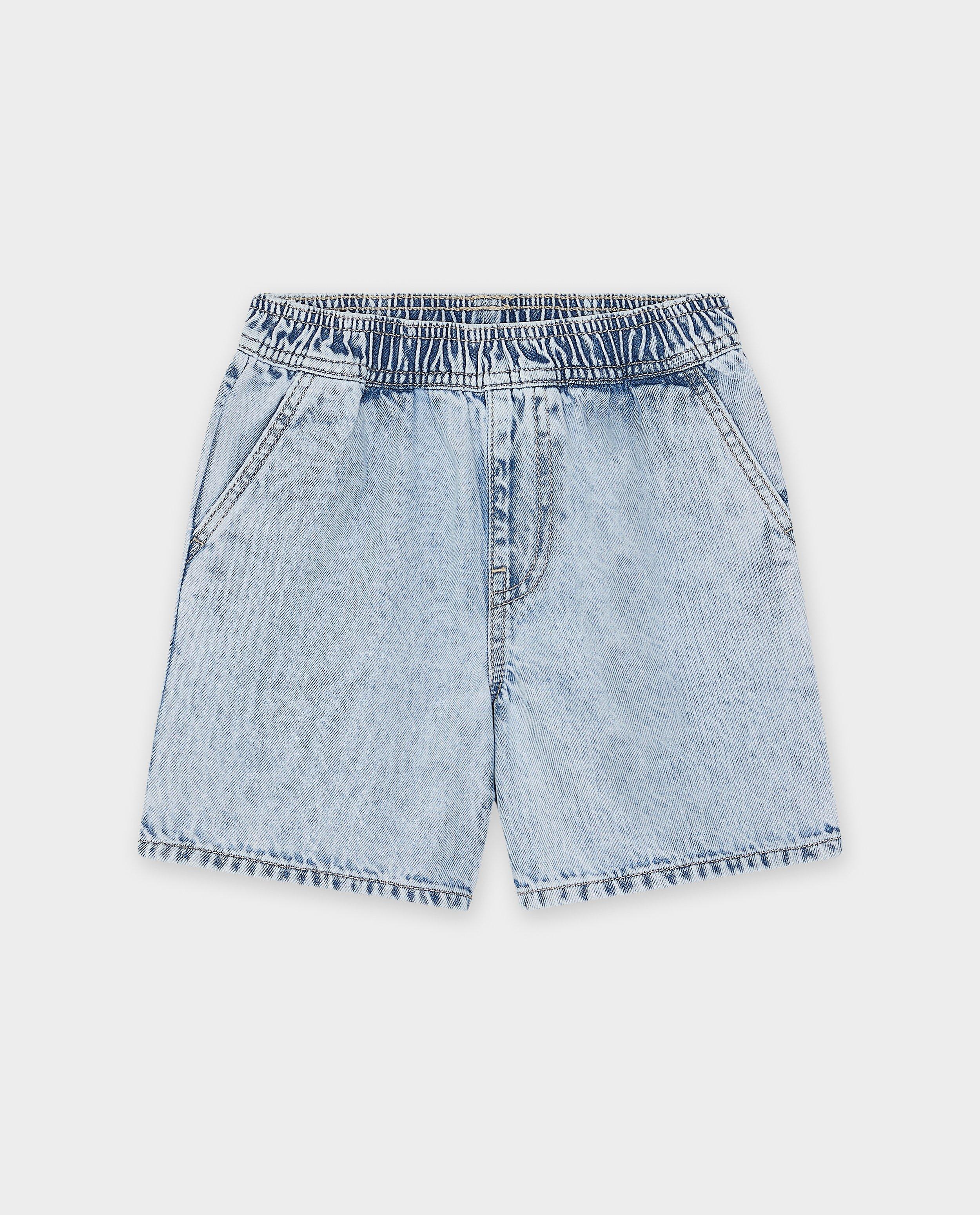 Pantaloni scurți din denim albastru unisex Nanja Massy, 3-8 ani, albastru deschis