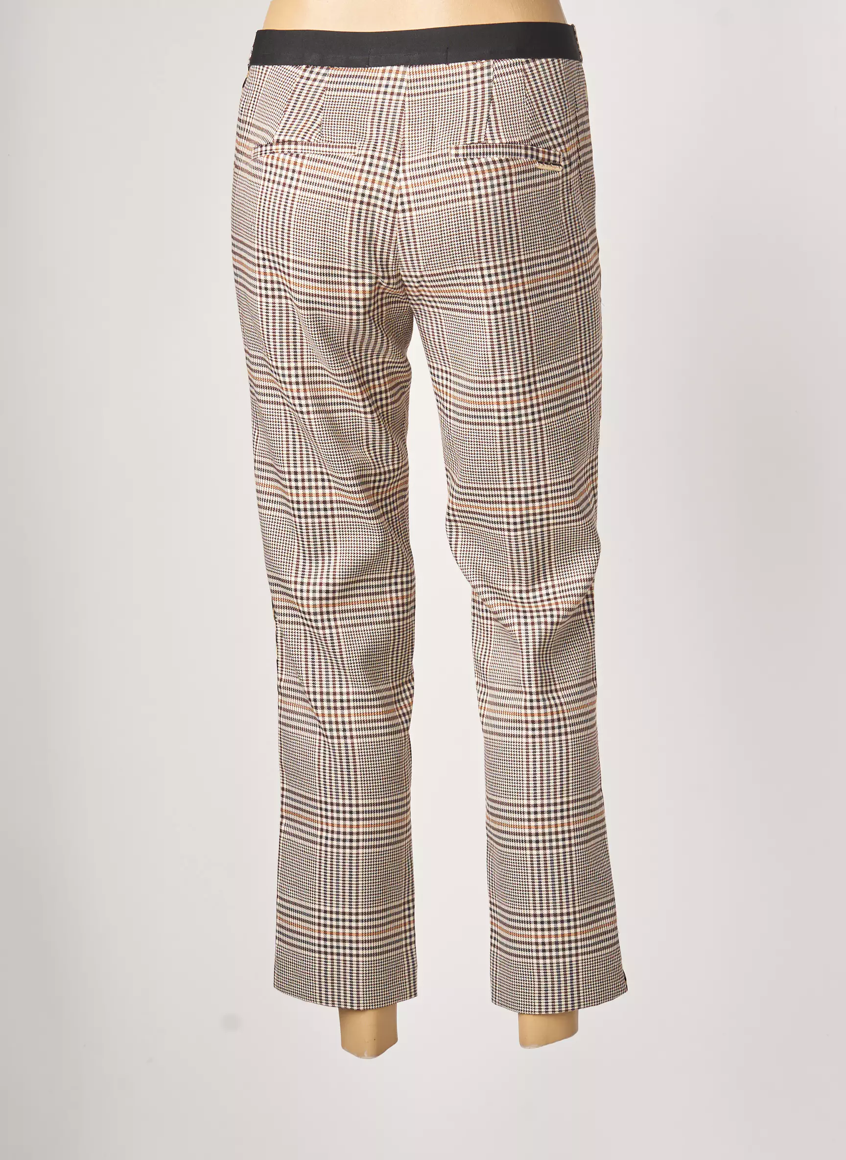 Jus D Orange Pantalon7 8 Femme couleur beige