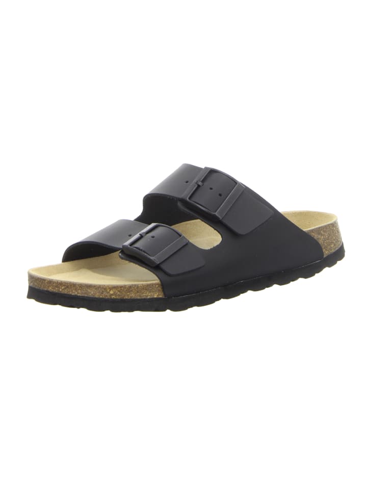 natural sense Pantolette Tieffußbett black in schwarz günstig kaufen