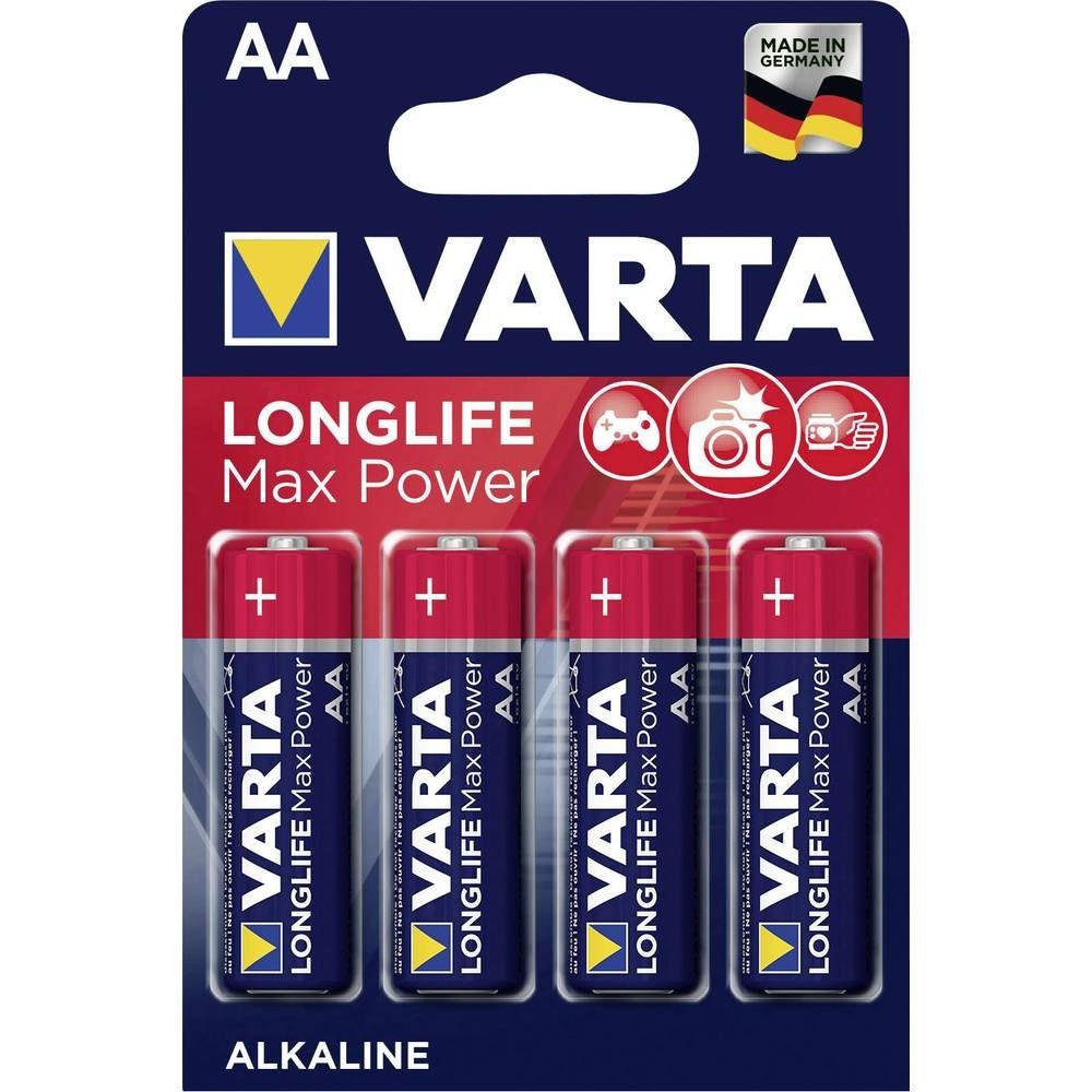 VARTA LONGLIFE Max Power AA Blister 4 Akku