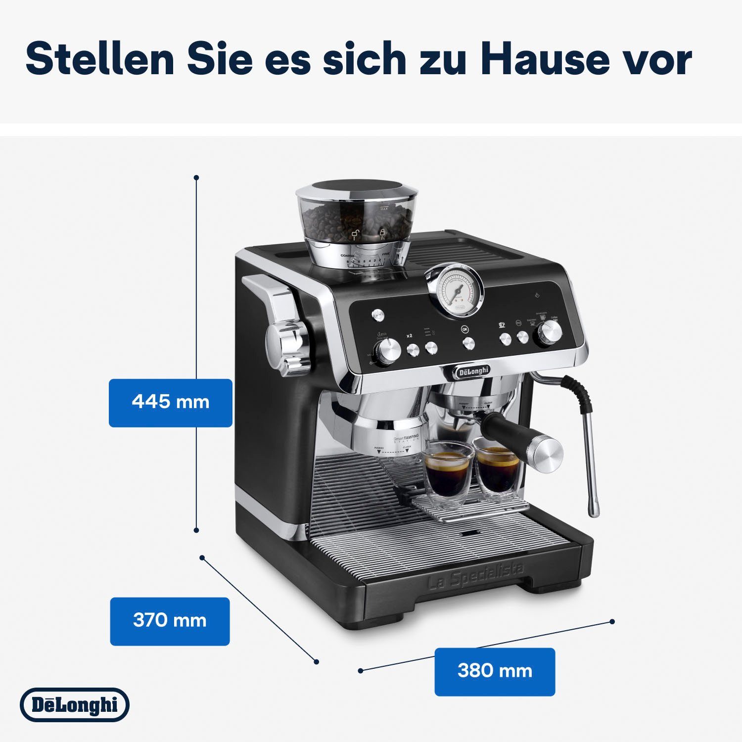 De'Longhi Siebträgermaschine La Specialista Prestigio EC9355.BM, inkl. 250g Kimbo Classic im Wert von UVP € 6,49