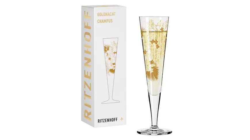 RITZENHOFF Champagnerglas Goldnacht #32 Gold