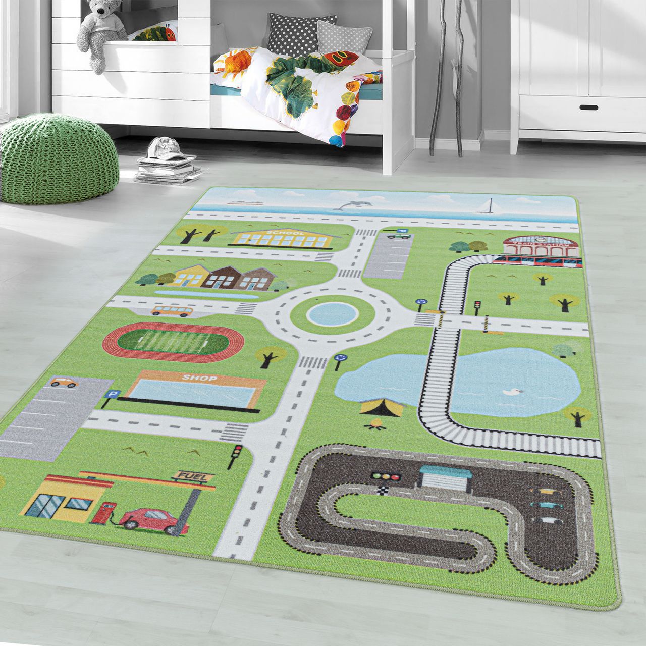Ayyildiz Teppich, PLAY 2902, GREEN, 160 x 230 cm