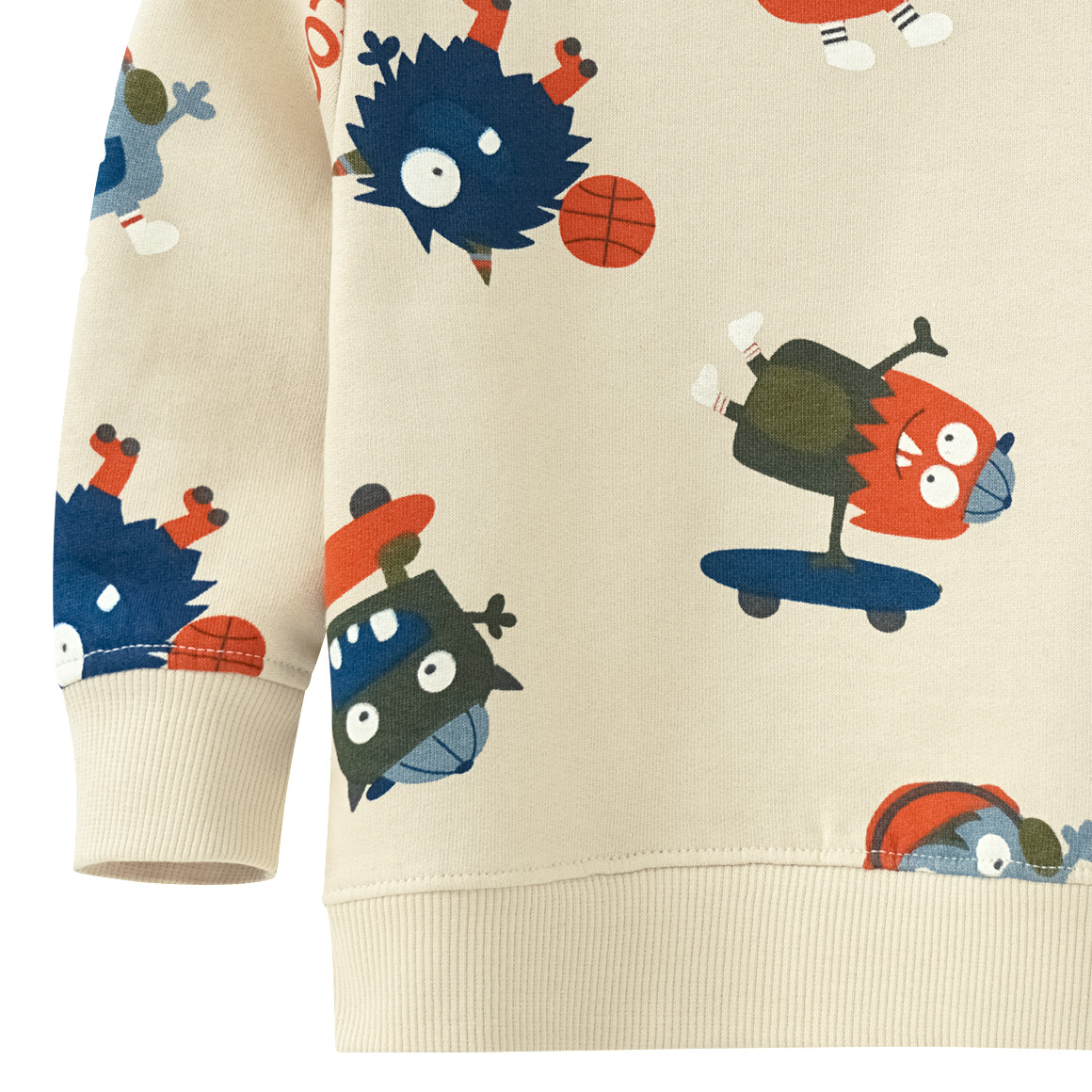 Baby Sweatshirt mit Allover-Print