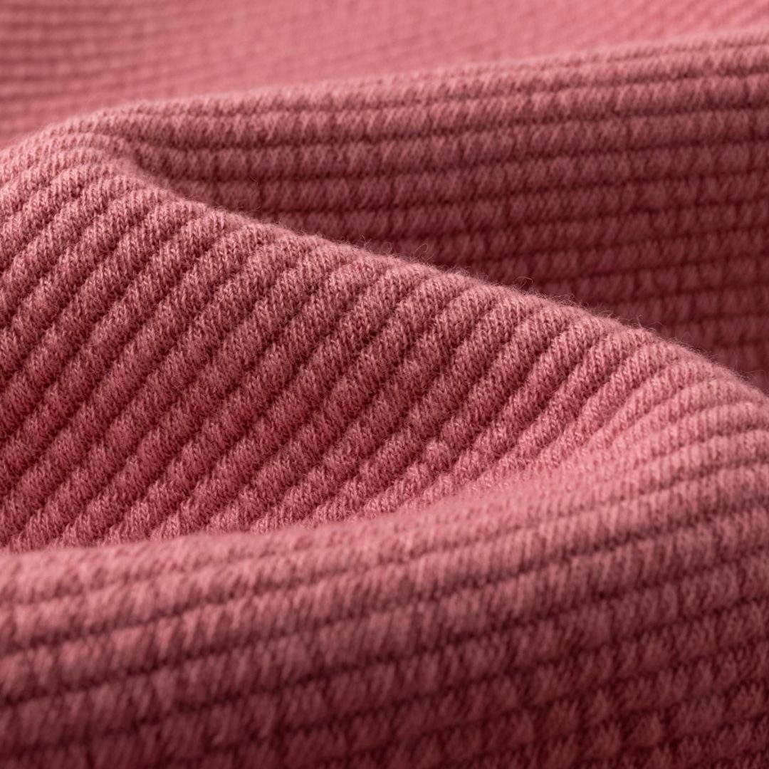 suebidou Jerseymantel Mantel Übergangsmantel mit Kapuze Jacke lang altrosa für Mädchen